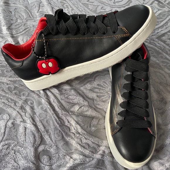 coach mickey mouse shoes
